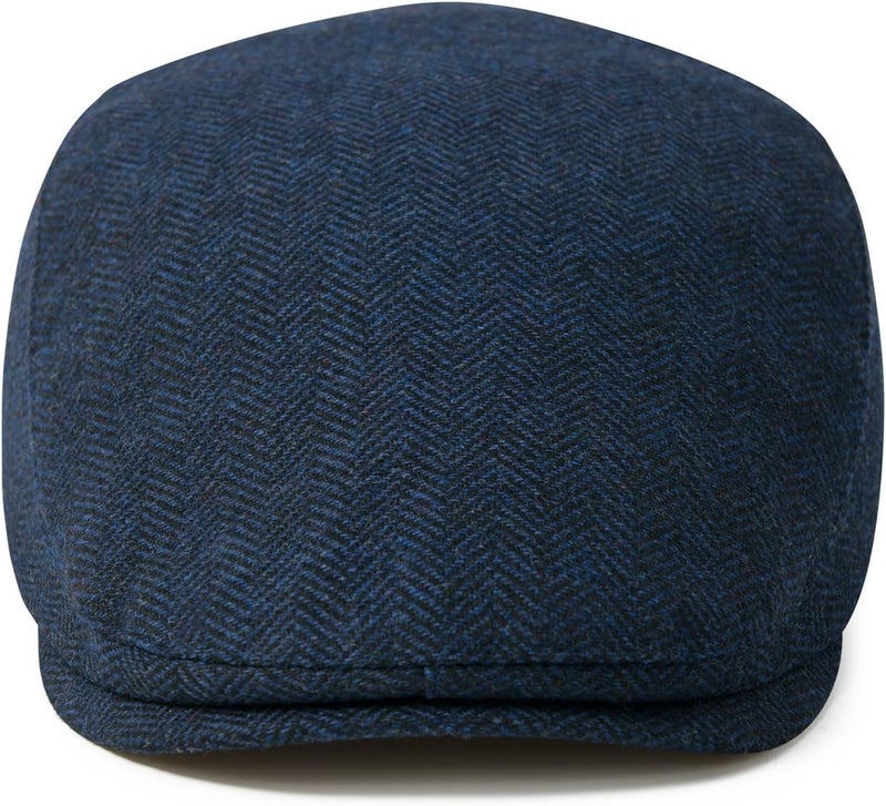 FEINION Men Wool Blend Flat Cap Tweed Newsboy Ivy Hat - Image 3